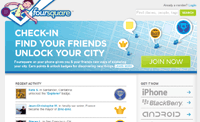 大きく伸びたfoursquare